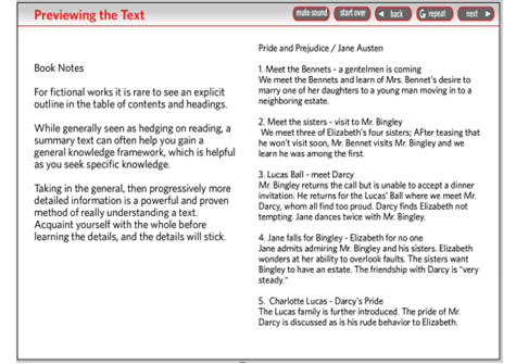 Cornell Note Taking Tool