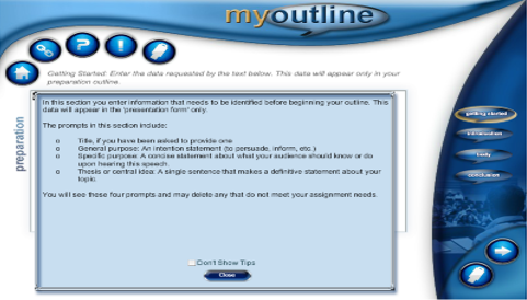 MyOutline Tool